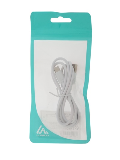 Кабель Luazon, Type-C - USB, 2 А, 80 см, белый