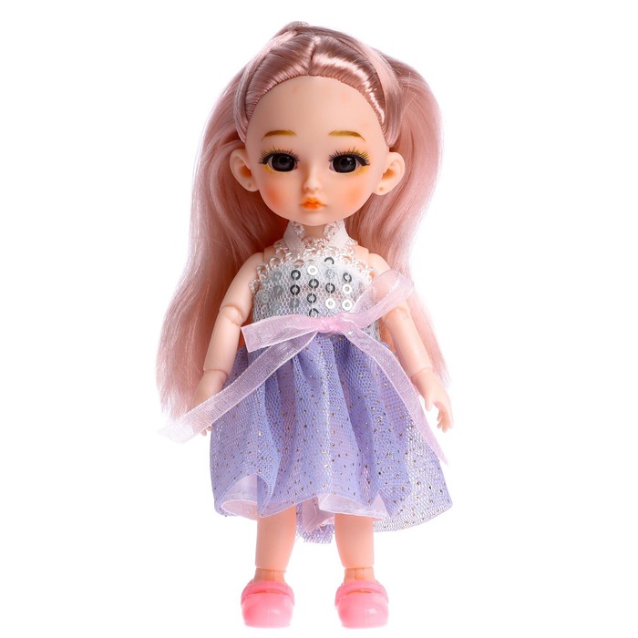 Кукла модная «Кристина» шарнирная, в платье, МИКС - фото 1885256838