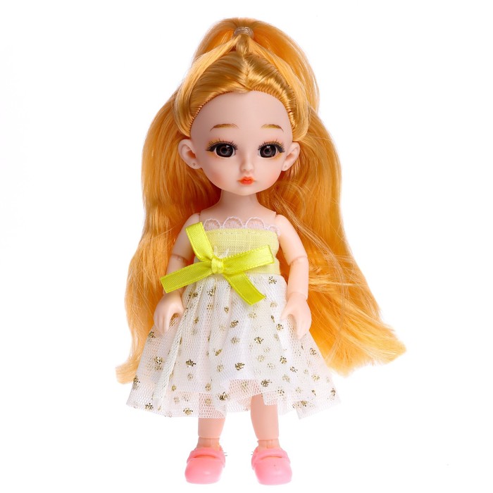Кукла модная «Кристина» шарнирная, в платье, МИКС - фото 1885256841