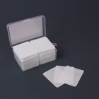 Салфетки для маникюра, с перфорацией, в пластиковом футляре, 180 шт, 5,5 × 4,5 см - фото 7776010