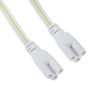 Соединительный провод для светильников, разъем L/N/G, 100 см, белый