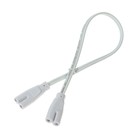 Соединительный провод для светильников, разъем L/N, 30 см, белый - Фото 1