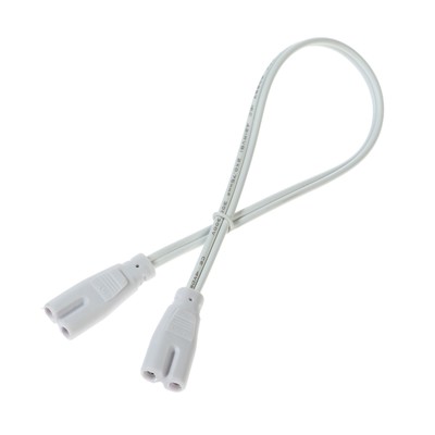 Соединительный провод для светильников, разъем L/N, 30 см, белый