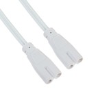 Соединительный провод для светильников, разъем L/N, 50 см, белый - Фото 2