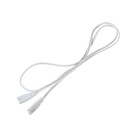 Соединительный провод для светильников, разъем L/N, 100 см, белый - Фото 1