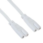 Соединительный провод для светильников, разъем L/N, 100 см, белый - Фото 2