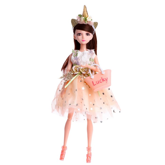 Кукла модная шарнирная «Принцесса» в пышном платье, МИКС - фото 1885256878