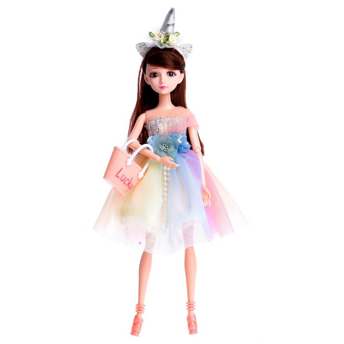 Кукла модная шарнирная «Принцесса» в пышном платье, МИКС - фото 1885256879
