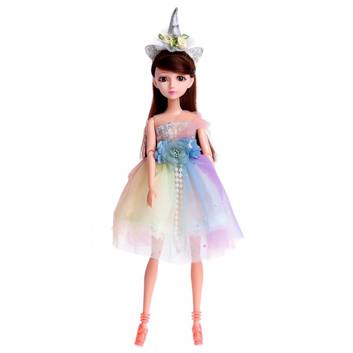 Кукла модная шарнирная «Принцесса» в пышном платье, МИКС - фото 1885256880