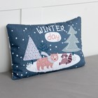 Покрывало детское и наволочка Этель 1,5 сп, "My winter", 145х210 см, 40х60 см, микрофибра - фото 68898942