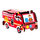 3D пазл-конструктор «Пожарная машина» - фото 9456352