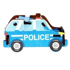 3D пазл-конструктор «Полицейская машина» - Фото 2