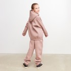Худи для девочки MINAKU: Basic Line KIDS, тёмно-бежевое, рост 158 см - Фото 5
