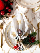 Набор салфеток сервировочных «Этель. Новогодняя ярмарка», 4 шт., белые, 40×40 см - Фото 3