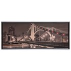 Картина "Мост в огнях" 35х90(39х93) см - фото 321307783