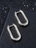 Серьги металл «Геометрия», объёмный овал, цвет серебро  (артикул 7098584)  большой выбор товаров оптом и в розницу по низким ценам с доставкой