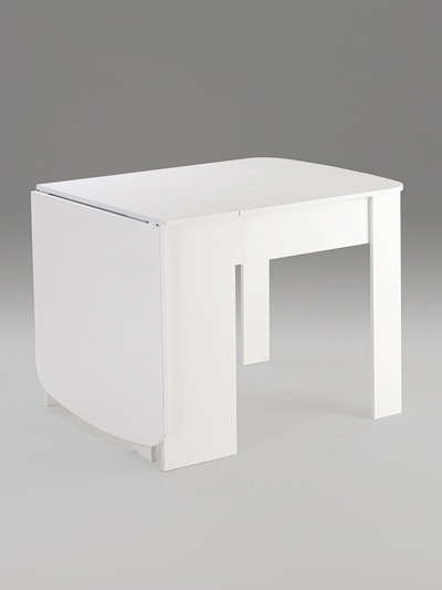 Стол - книжка раскладной «Клик Мебель», 1650×800×755 мм, цвет белый