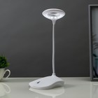 Настольная лампа сенсорная 16749/1 LED 2Вт 6000К USB АКБ белый 13х11х39 см RISALUX 6988901