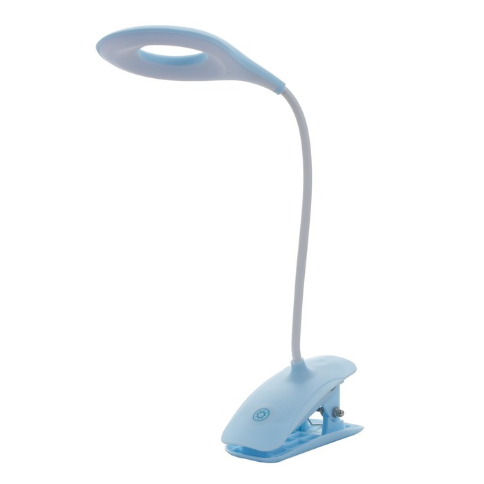 Настольная лампа сенсорная 16751/1 LED 2Вт 6000К USB АКБ синий 14,5х6х41 см RISALUX - фото 1907326743