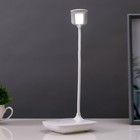 Настольная лампа сенсорная 16758/1 LED 2Вт 6000К USB АКБ белый 13х10,5х38 см RISALUX - фото 21407790