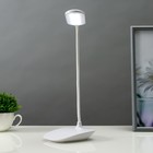 Настольная лампа сенсорная 16763/1 LED 3Вт 6000К USB АКБ белый 11х8х41 см RISALUX - Фото 2