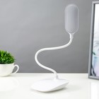 Настольная лампа сенсорная 16763/1 LED 3Вт 6000К USB АКБ белый 11х8х41 см RISALUX - Фото 5