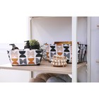 Корзина для хранения Доляна «Песок», 25×15,5×11,5 см, цвет коричневый - Фото 6