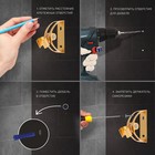 Держатель для душевой лейки ZEIN Z65, регулируемый, алюминий, золотой - фото 24237563