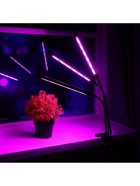 Фитосветильник для растений, светодиодный, 27 Вт, 250 мм, IP66, 5 В, USB, прищепка, таймер, биколорный - Фото 7