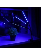 Фитосветильник для растений, светодиодный, 27 Вт, 250 мм, IP66, 5 В, USB, прищепка, таймер, биколорный - Фото 8