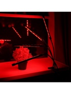 Фитосветильник для растений, светодиодный, 36 Вт, 250 мм, IP66, 5 В, USB, прищепка, таймер, биколорный - Фото 9