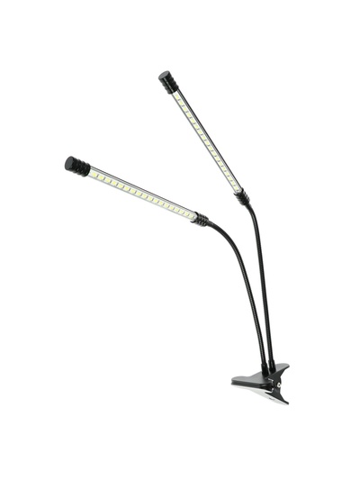 Фитосветильник для растений, светодиодный, 18 Вт, 250 мм, IP66, 5 В, USB, прищепка, таймер, полноспектральный