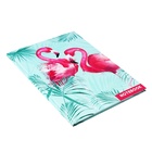 Колледж-тетрадь Calligrata TOP «Фламинго» А4, 80 листов, в клетку, в твёрдой обложке 7БЦ, глянцевая ламинация - Фото 5