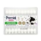 Ватные палочки для детской гигиены Premial, с ограничителем, 50 шт. - Фото 5