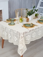 Скатерть «Этель. Ажур» Vintage collection, 85×85±5 см - Фото 1