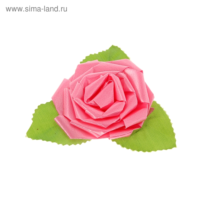 Бант-роза №6 розовый - Фото 1