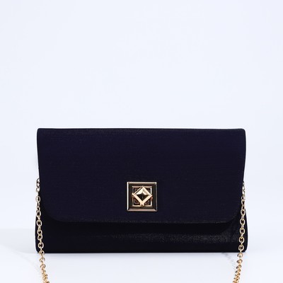 Сумка-клатч на магните, цвет синий