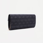 Сумка-клатч, отдел на клапане, цвет черный - Фото 2