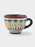 Чайная пара Риштанская Керамика «Цветы», 2 предмета: чашка 200 мл, блюдце, синяя - Фото 4