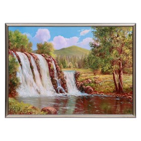 Картина "Водопад" 50х70(53х73) см