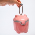 Контейнер для детского питания Мишка 1, 250 мл, розовый - Фото 16