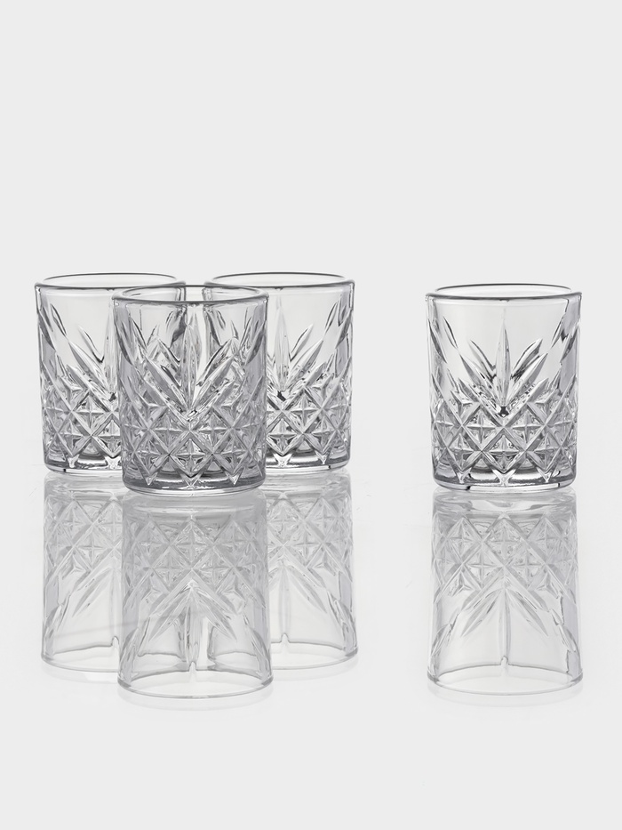 Набор стопок Timeless, 62 мл, 4 шт., стекло, прозрачный - Фото 1