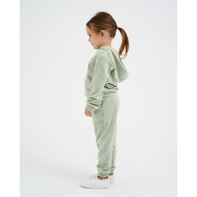 Костюм детский (толстовка, брюки) KAFTAN: Soft plushy, размер 30 (98-104 см), зелёный