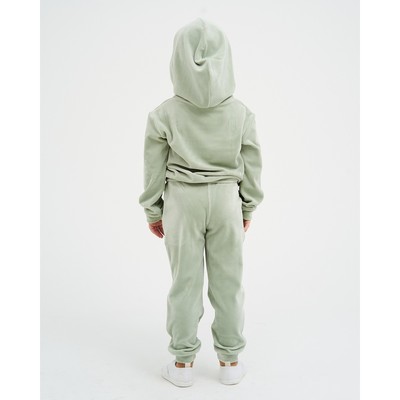 Костюм детский (толстовка, брюки) KAFTAN: Soft plushy, размер 30 (98-104 см), зелёный