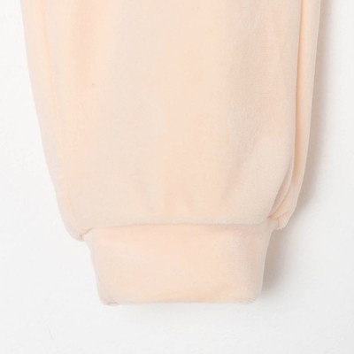 Костюм детский (толстовка, брюки) KAFTAN: Soft plushy, размер 30 (98-104), цвет молочный