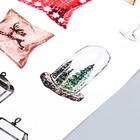 Декоративная наклейка "Домашний уют" прозрачный фон 30х50 см 7501643