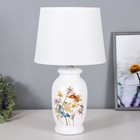 Настольная лампа 16817/1 E14 40Вт белый h.36см RISALUX - Фото 1