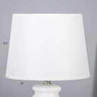 Настольная лампа 16817/1 E14 40Вт белый h.36см RISALUX - Фото 6