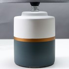 Настольная лампа 16820/1GR E14 40 Вт бело-серый h.30 см RISALUX - фото 23307222