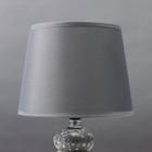 Настольная лампа 16821/1GR E14 40Вт серый h.30см RISALUX - Фото 5